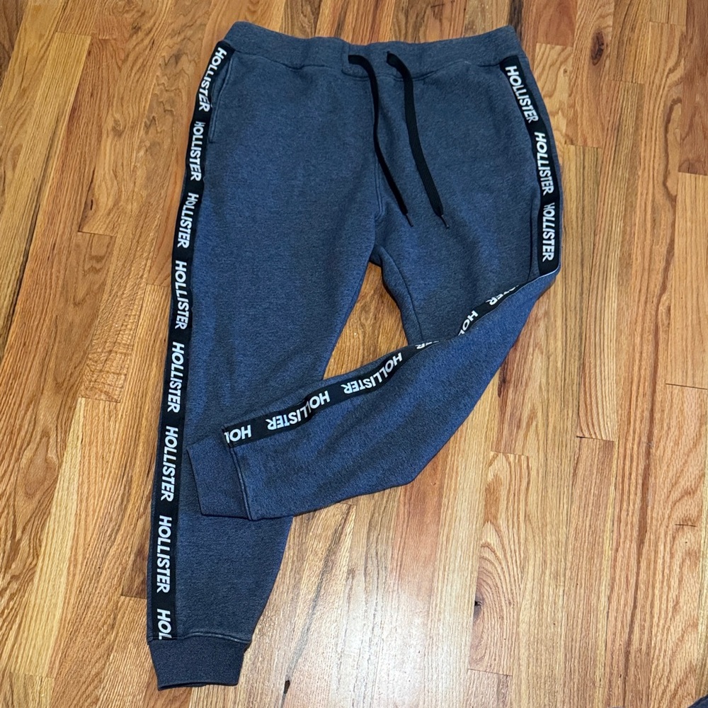Hollister Blue Jogger Pants with Logo size XL